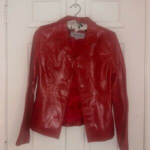 Wilson’s leather jacket (Red) hardly worn